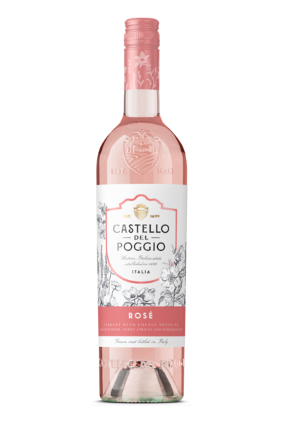 Castello Del Poggio Zonin Sparkling Rose Wine (750 ml)
