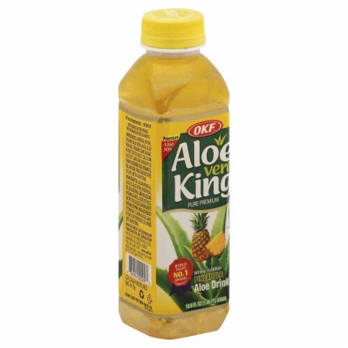 Okfaloepina OKF Farmer's Aloe Vera Pineapple Juice Drink Bottle (16.9 fl oz)
