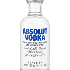 Absolut Original 80 Proof Swedish Vodka Bottle (200 ml)