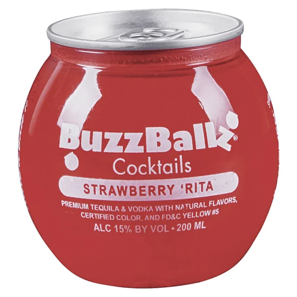 BuzzBallz Chillers Strawberry Rita Can (187 ml)