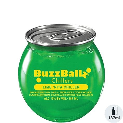 BuzzBallz Lime Rita Chillers Can (187 ml)