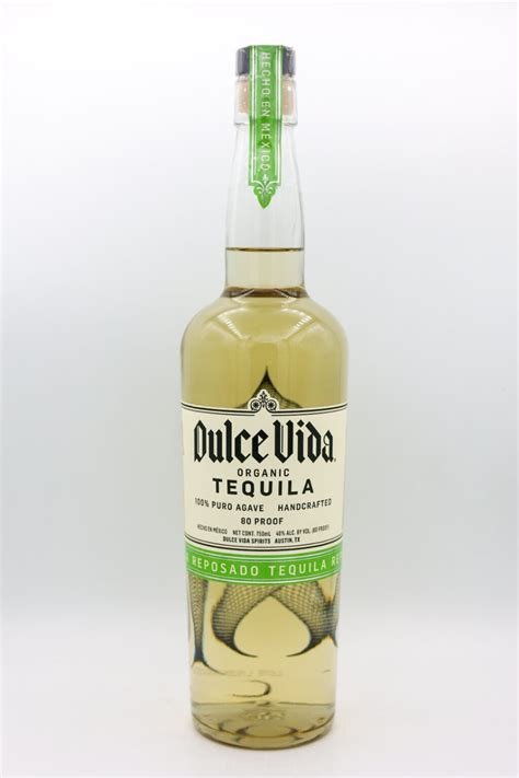 Dulce Vida Organic 80 Proof Reposado Tequila Bottle (750 ml)