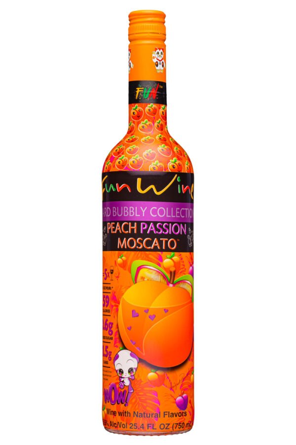 Fun Wine Peach Passion Moscato Bottle (750 ml)