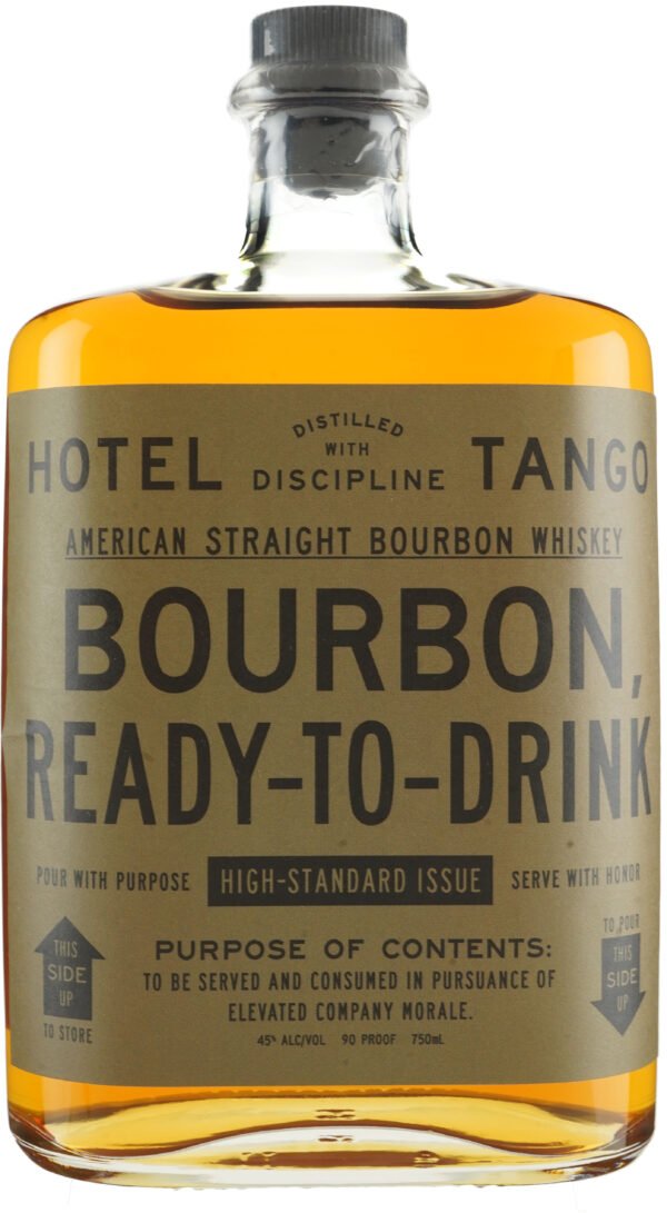 hoteltango90 Hotel Tango 90 Proof American Straight Bourbon Whiskey Bottle (750 ml)
