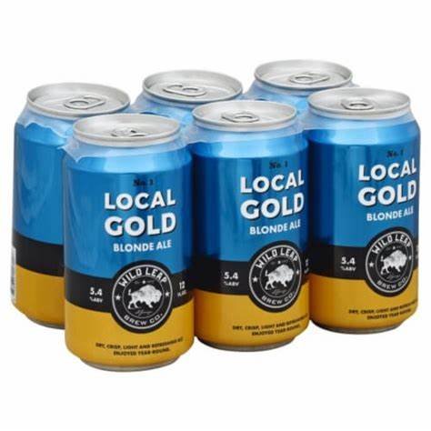 Wild Leap Brew Co. Blonde Ale Cans (12 fl oz x 6 ct)