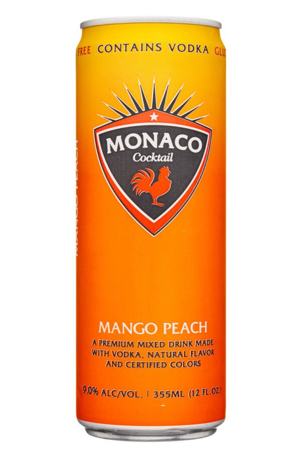 Monaco Vodka & Cocktails Mango Peach Cocktail Can (12 fl oz)