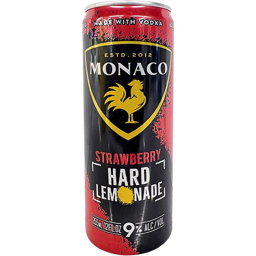 monacostrawberry Monaco Strawberry Vodka Hard Lemonade Can (12 fl oz)
