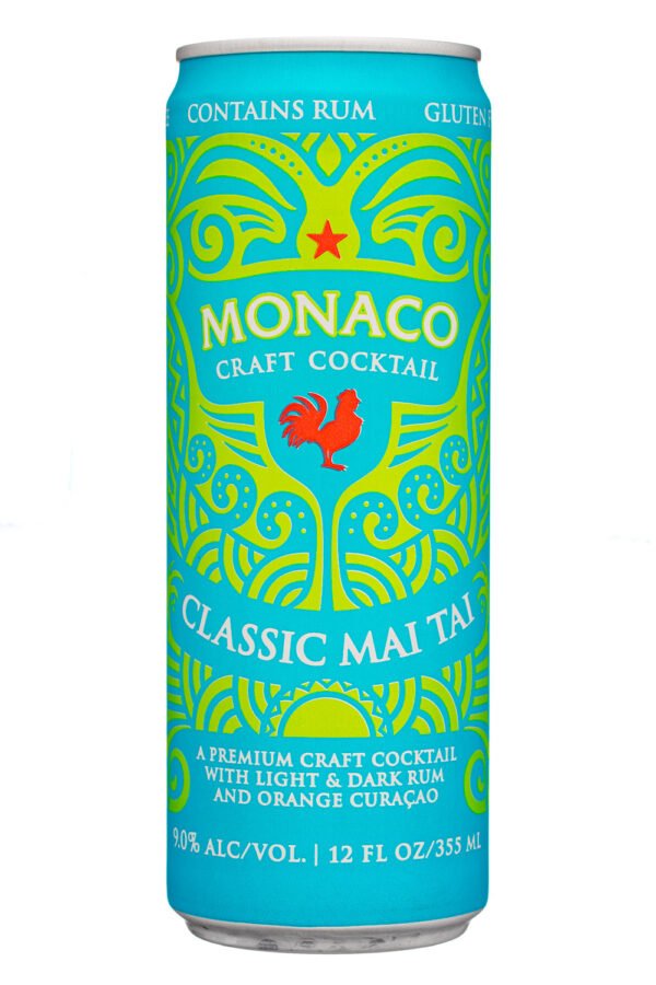 Monaco Vodka & Cocktails Classic Mai Tai Cocktail Can (8 fl oz)