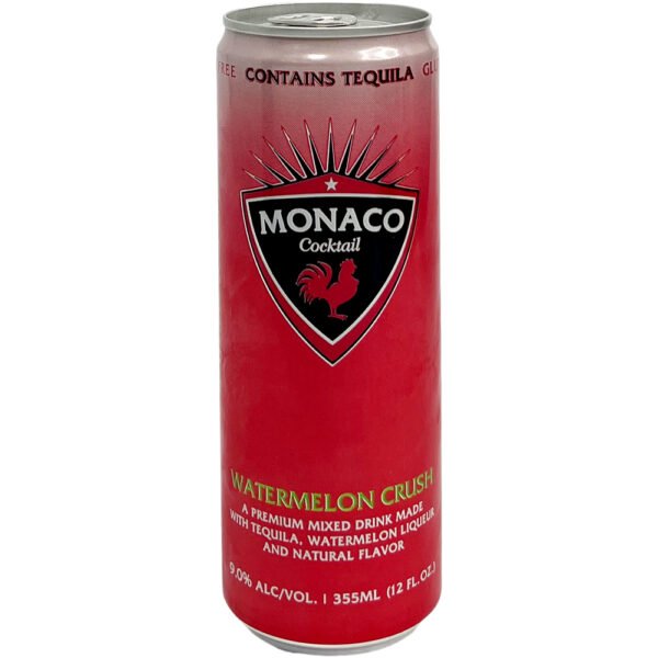 monacowatermelon Monaco Watermelon Crush Tequila Cocktail Can (12 fl oz)