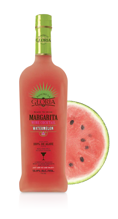 rancholagloriawatermelon15 Rancho La Gloria Watermelon Margarita Wine Cocktail Bottle (1.5 L)