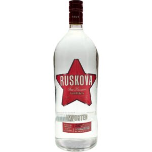 Ruskova 80 Proof Six Times Distilled Vodka Bottle (750 ml)